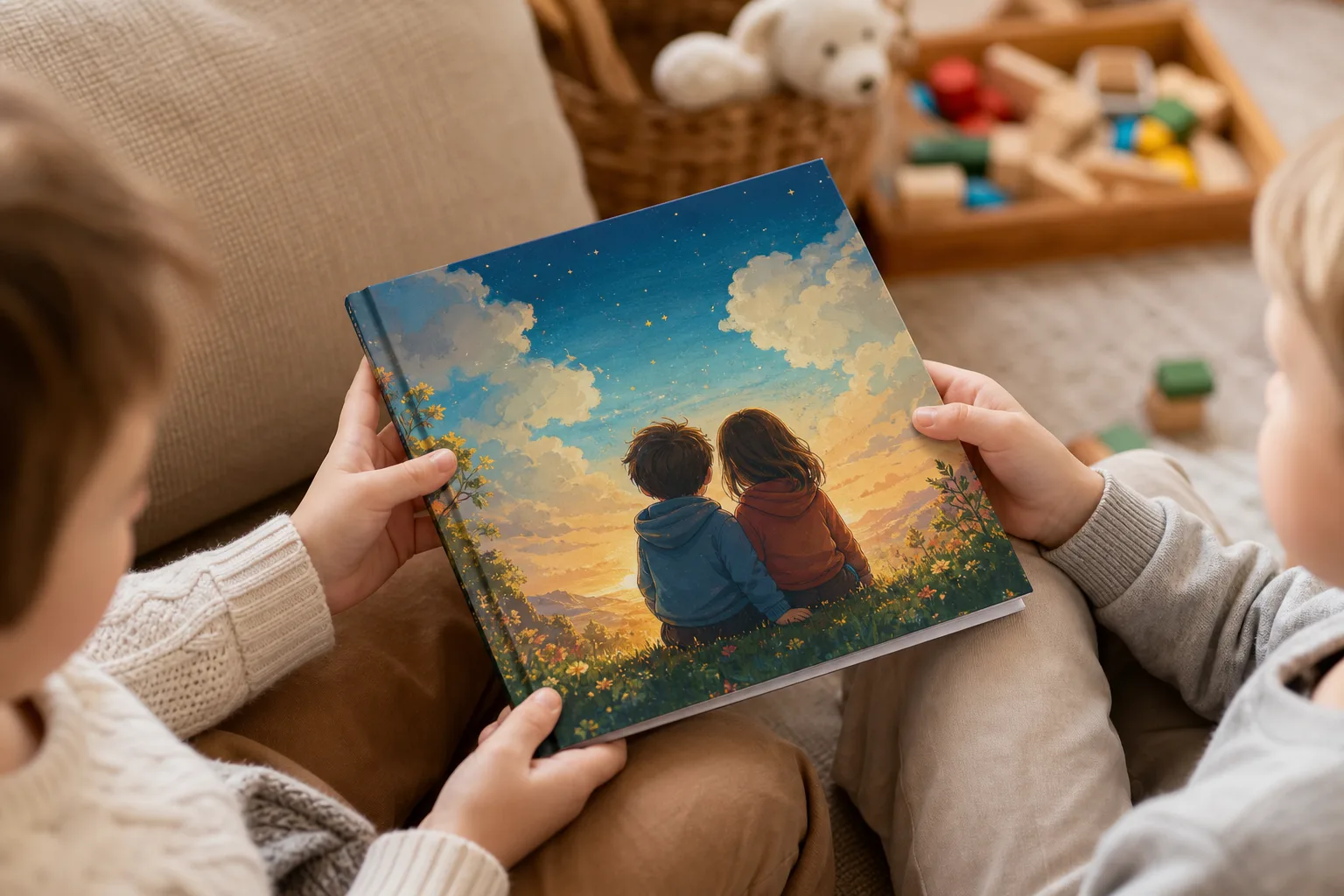 كتاب قصصي مخصص للإخوة